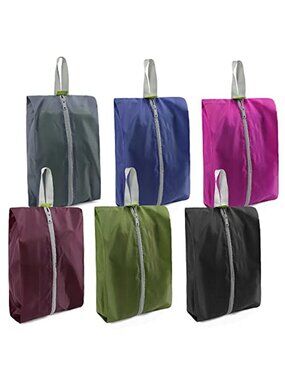 Travel Shoe Organizer with Zipper Closure | Shoe Bags for Travel, 6pcs Portable